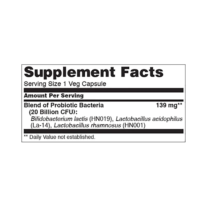 Now Women'S Probiotic 20 Bln 50 Vcaps