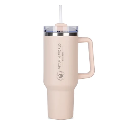 Tumbler With Straw Pink 40oz