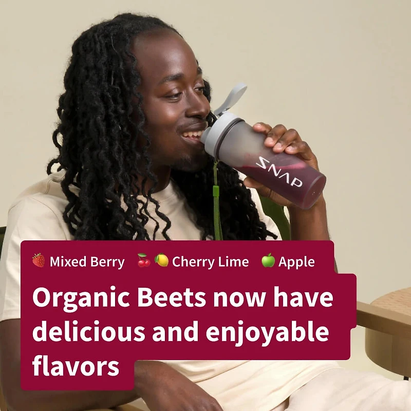 Snap Nitric Oxide Organic Beets Original Berry 8.8oz