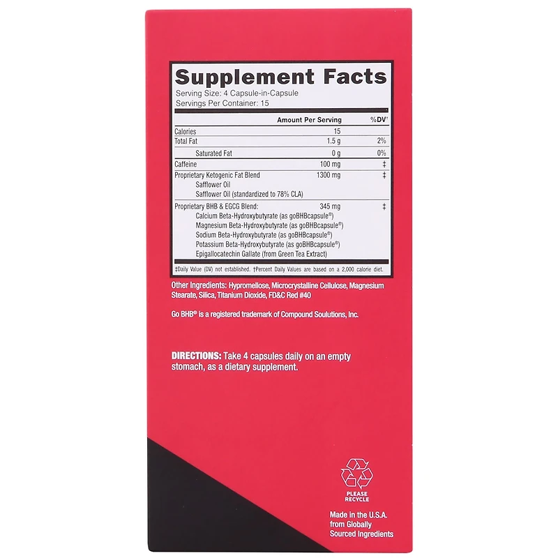 Keto Burner Dual Action Capsules