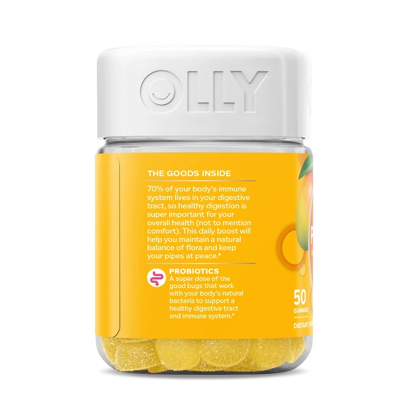 OLLY Probiotic Tropical Mango Gummies