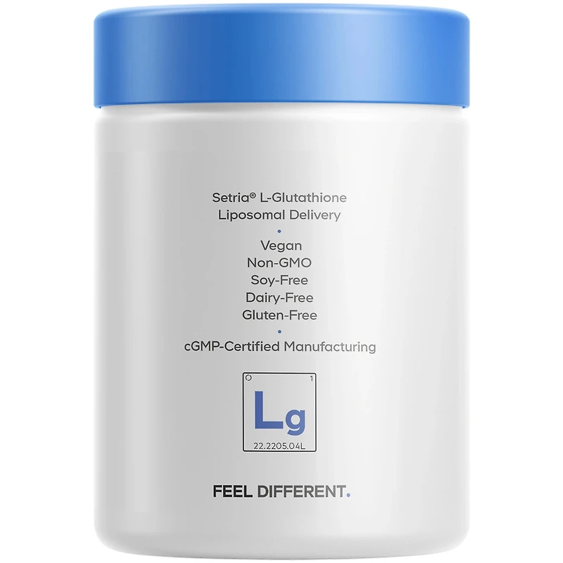Codeage Liposomal Glutathione, For Men and Women, 500 mg of Setria® L-Glutathione, 350 mg Phospholipid, non-GMO, 60 Capsules