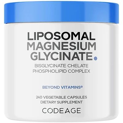 Liposomal Magnesium Glycinate, Daily Wellness, 240 Count