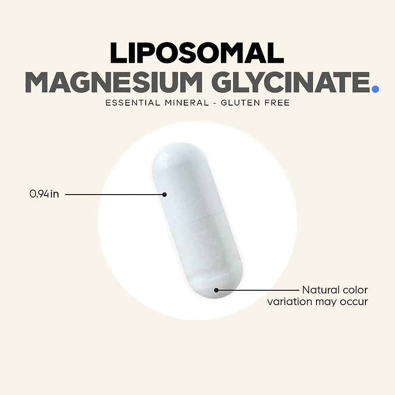 Liposomal Magnesium Glycinate, Daily Wellness, 240 Count