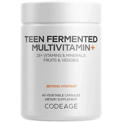 Codeage Teen’s Fermented Multivitamin, 60 Caps