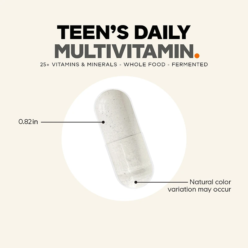 Codeage Teen’s Fermented Multivitamin, 60 Caps