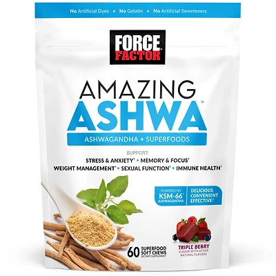 Amazing Ashwa Soft Chews Triple Berry