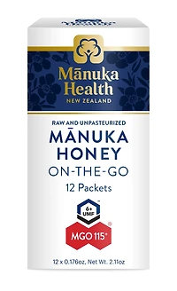 Manuka Honey MGO 115+ On-the-Go Wellness, 60g, by Manuka Health New Zealand