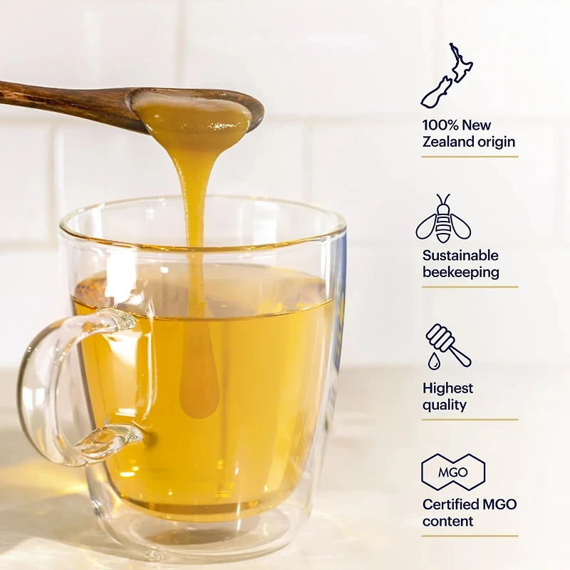 Manuka Honey MGO 400+ Bioactive Wellness, 250g, by Manuka Health New Zealand