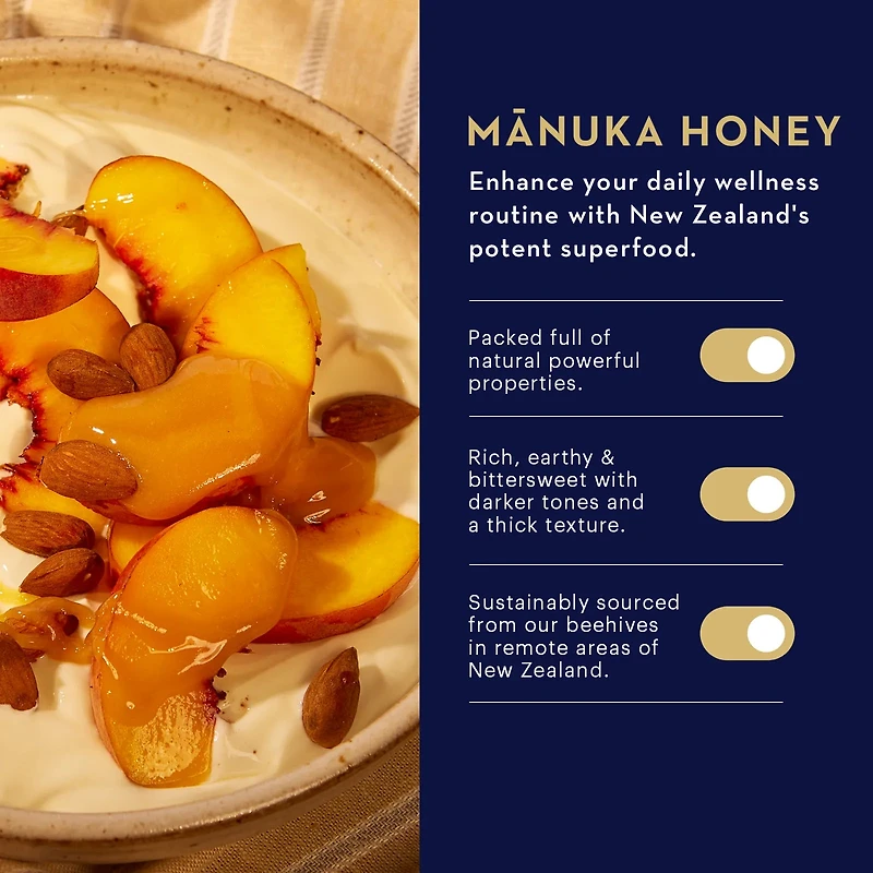 Manuka Honey MGO 400+ Bioactive Wellness, 250g, by Manuka Health New Zealand
