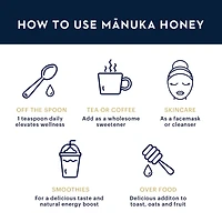 Manuka Honey MGO 400+ Bioactive Wellness, 250g, by Manuka Health New Zealand