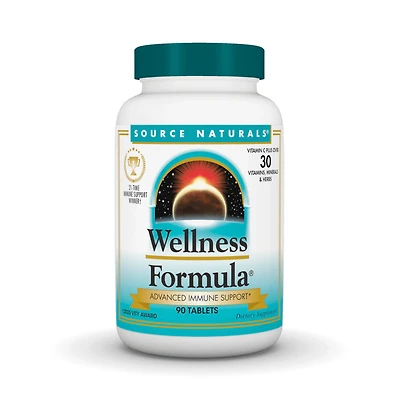 Source Naturals Wellness Formula, 45 tablets