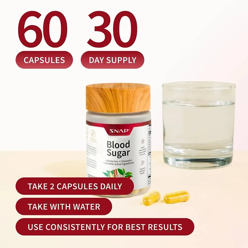 Snap Blood Sugar 60caps