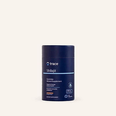 Trace Minerals Shilajit, 30 Organge Flavored Gummies