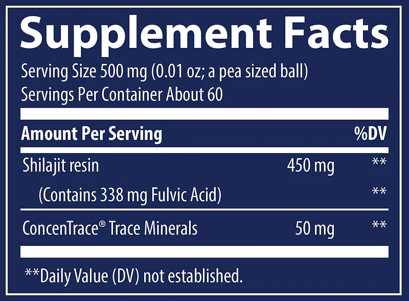Trace Minerals Shilajit Resin, 30 g