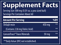 Trace Minerals Shilajit Resin, 30 g