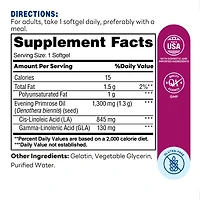 Evening Primrose Oil for Women 1300mg, 90 Softgels