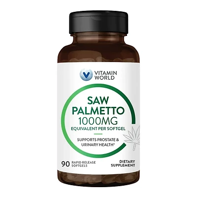 Saw Palmetto 1000mg | Vitamin World | Softgel | 90ct