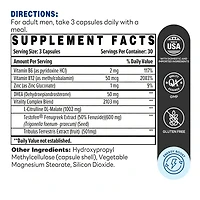 Testosterone Support 90 | Vitamin World | Capsule | 90ct