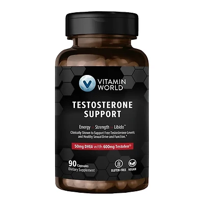 Testosterone Support 90 | Vitamin World | Capsule | 90ct
