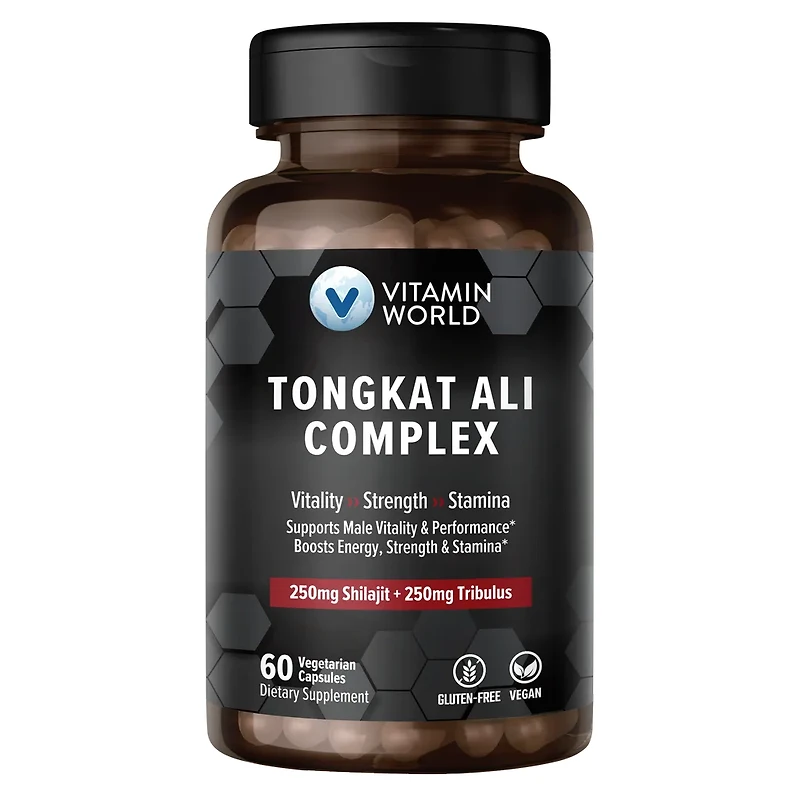 Tongkat Ali Complex Vitality Support, 400mg, 60 Capsules, by Vitamin World