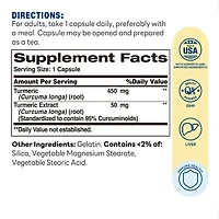 Turmeric Curcumin 500mg | Vitamin World | Capsule | 90ct