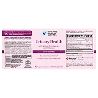 Urinary Health with Whole Cranberries & Hibiscus for Women, Urinary Health, 60 Capsules