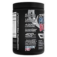 Mother Bucker Pre-Workout Energy Support, Rocket Pop, 390g, by Bucked Up