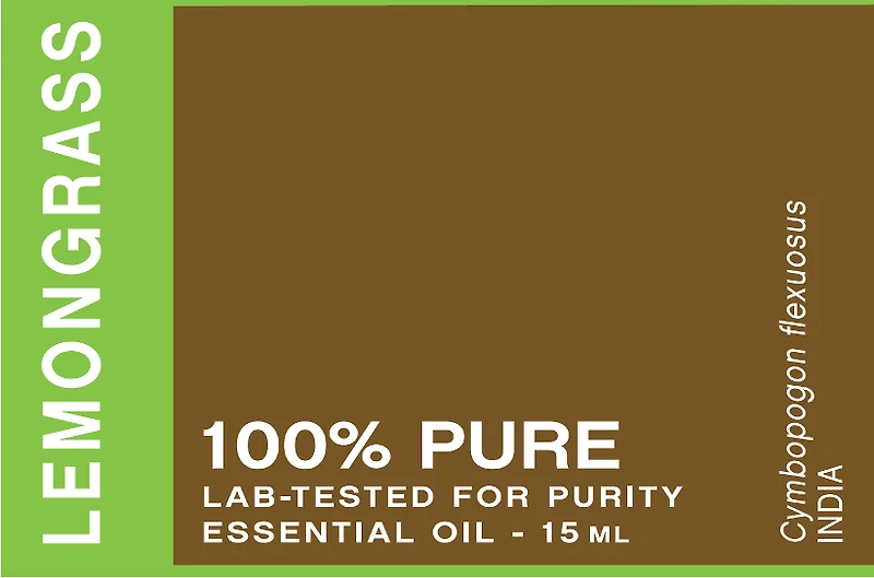 Lemongrass Essential Oil, 15 mL