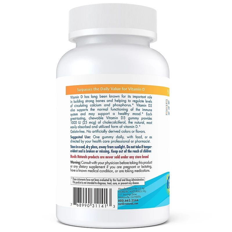 Nordic Naturals Vitamin D3 Gummies