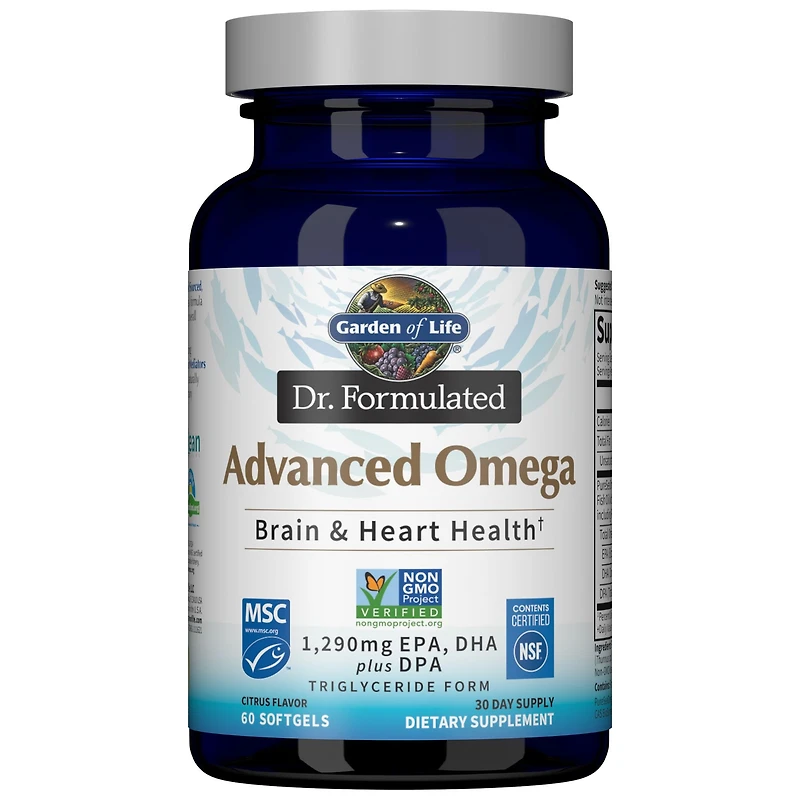 Dr. Formulated Advanced Omega (60 count) (Lemon)