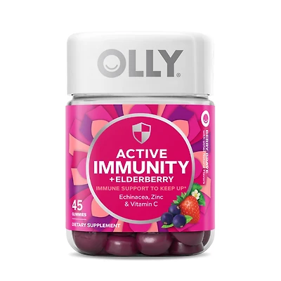 OLLY Active Immunity + Elderberry Berry Brave Gummies