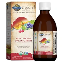 mykind Organics Organic Plant-Sourced Iron + Herbs (Cranberry-Lime Liquid)