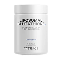 Codeage Liposomal Glutathione, For Men and Women, 500 mg of Setria® L-Glutathione, 350 mg Phospholipid, non-GMO, 60 Capsules