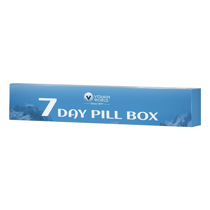 7 Day Pill Box Blue