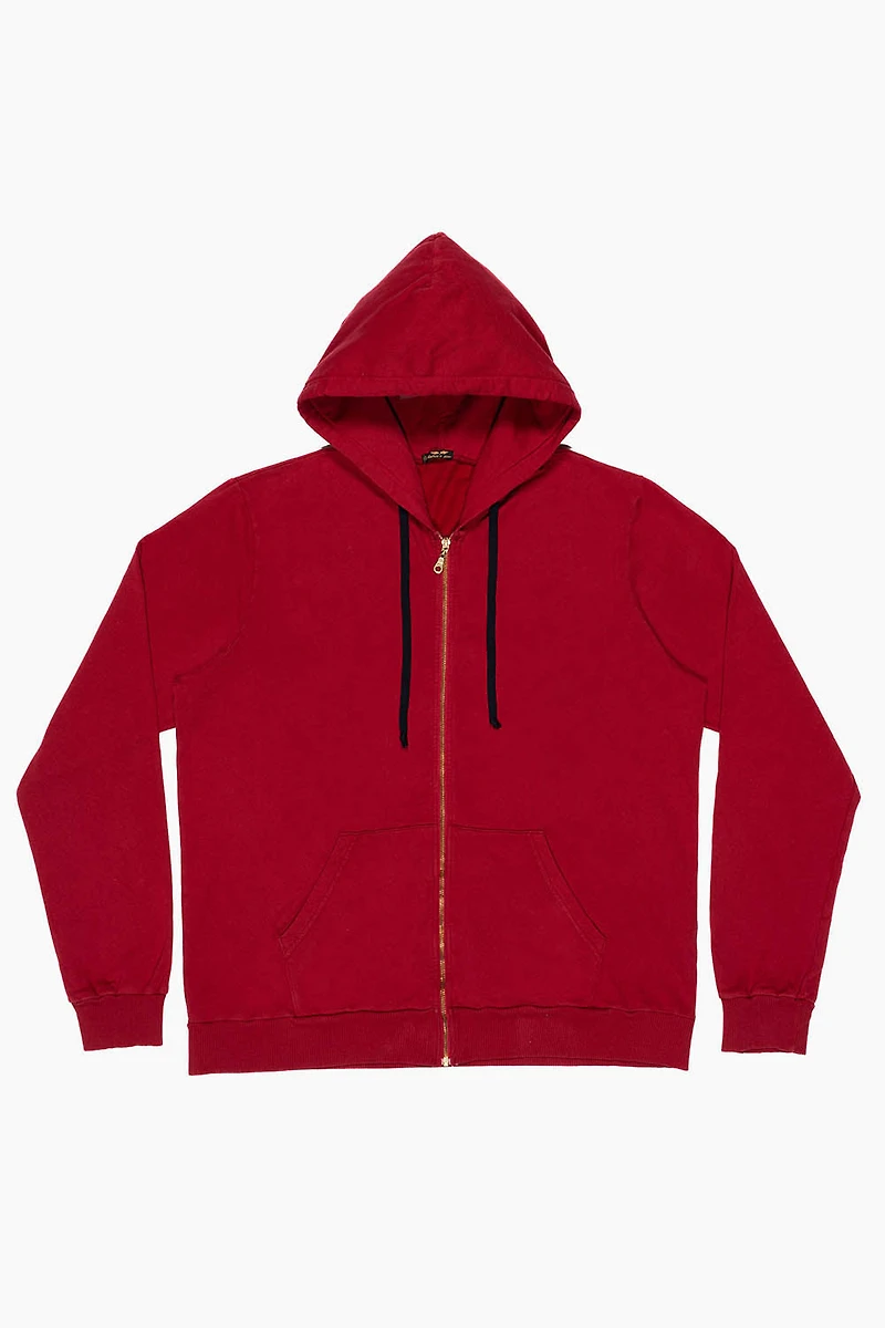 MENS RIDER PULLOVER HOODIE RED