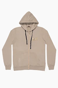 MENS LIVE FREE PULLOVER HOODIE KHAKI