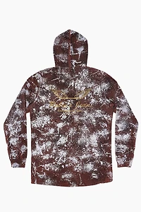 MENS LONG LENGTH PULLOVER HOODIE FURIOUS