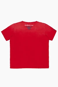 MENS NATIVE AMERICAN LEGENDARY T-SHIRT F-UP RED