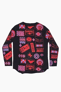 ROBIN’S LONG SLEEVE MOTORTRIKE TEE BLACK