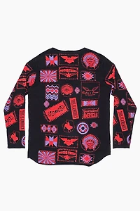 ROBIN’S LONG SLEEVE MOTORTRIKE TEE BLACK