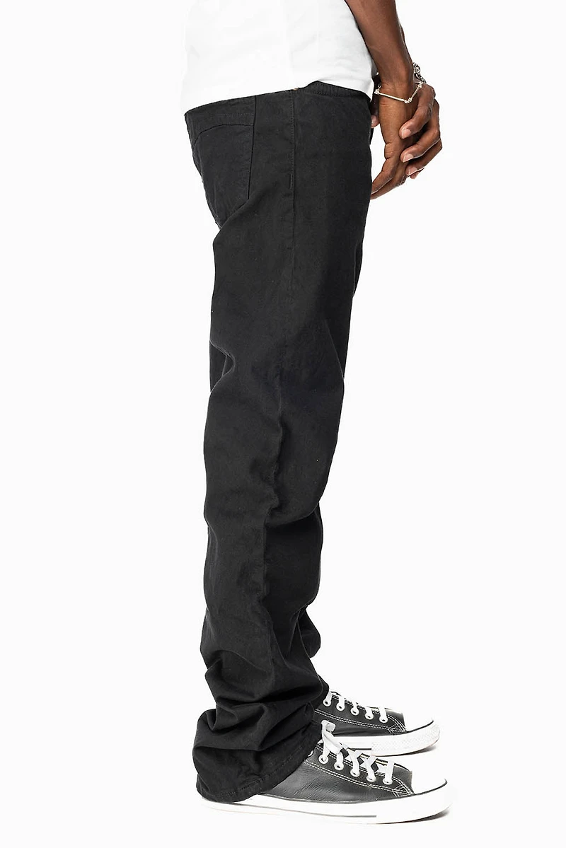 CLASSIC STRAIGHT LEG JEANS BLACK WASH