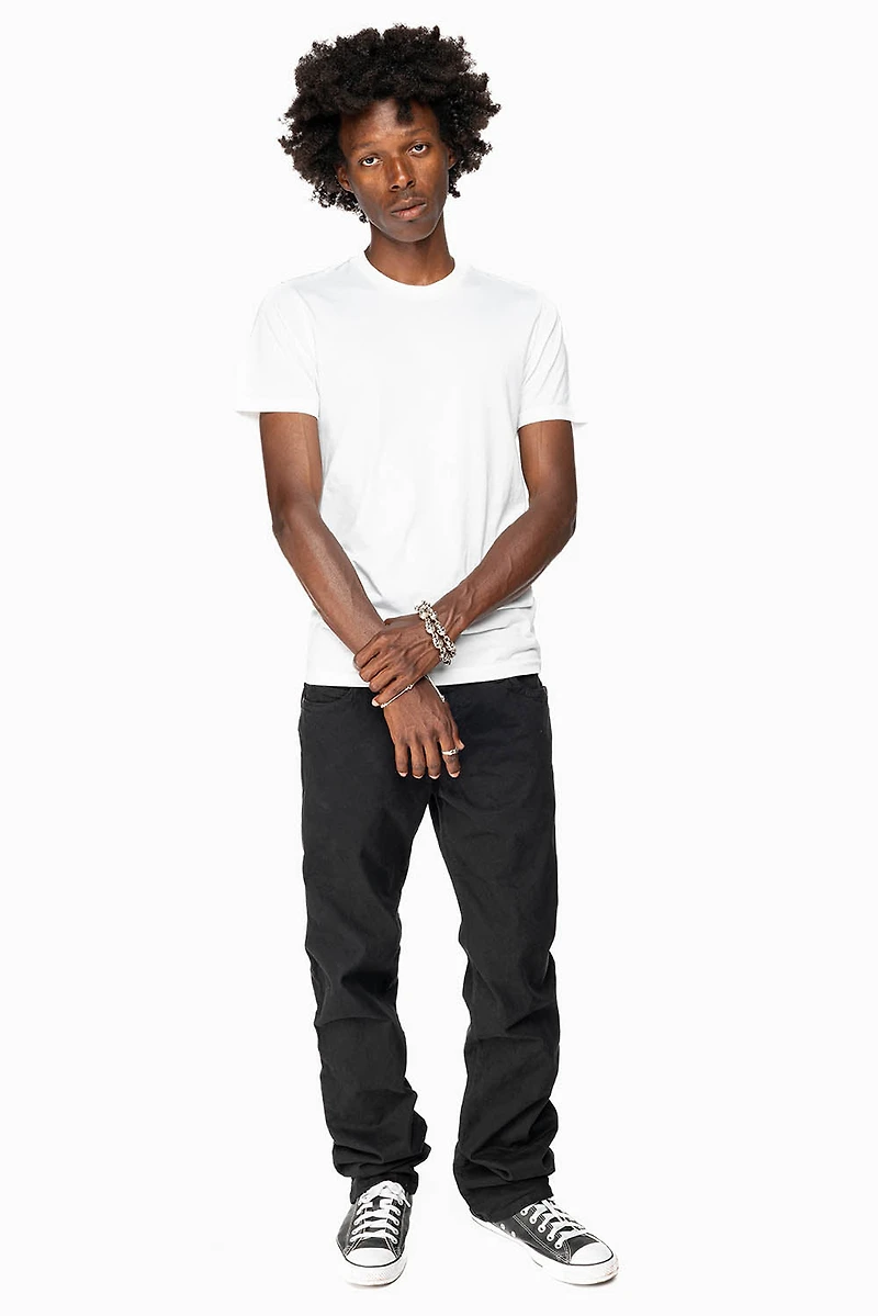 CLASSIC STRAIGHT LEG JEANS BLACK WASH