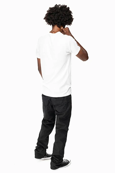 CLASSIC STRAIGHT LEG JEANS BLACK WASH