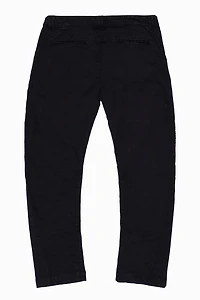 MENS CHINO PANTS WITH STUDS AND CRYSTALS PURE BLACK WASH