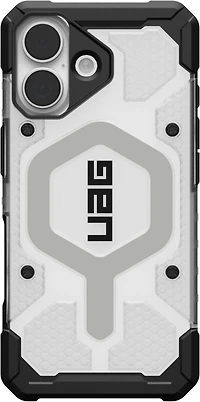 Urban Armor Gear (UAG) - Pathfinder Clear MagSafe Case for Apple iPhone 17 - Ice and Silver