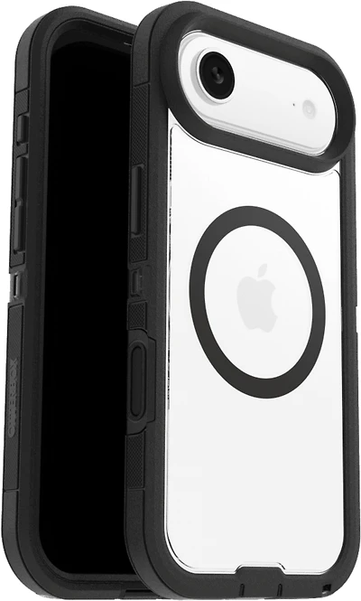 OtterBox 7798449 Étui Defender Pro XT Clear MagSafe avec Contrôle de la Caméra Dark Side (Noir) pour iPhone Air