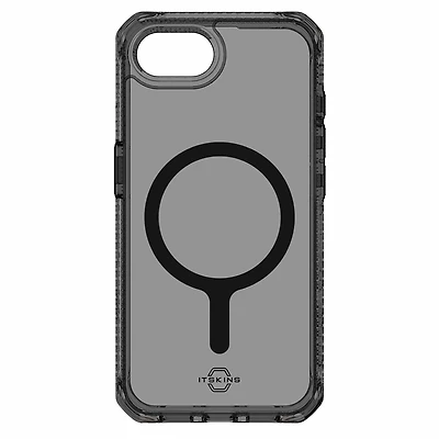 ITSKINS - Hybrid_R Magsafe Clear Case Smoke for iPhone 17e/iPhone 16e