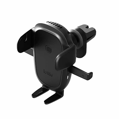 iOttie - Easy One Touch Wireless 3 Fast Charging Universal Air Vent and CD Mount Black
