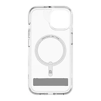 Étui Crystal Palace Snap ZAGG (GEAR4) avec support – iPhone 15, transparent